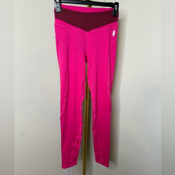 FP Movement by Free People Pants - Free People Movement Contrast waistband leggings